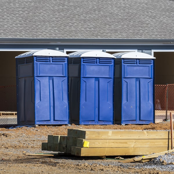 what is the expected delivery and pickup timeframe for the porta potties in Deerton MI